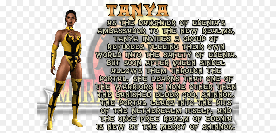 Tanya Tanya Mortal Kombat, Adult, Female, Person, Woman Png