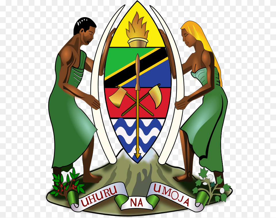 Tanzania Coat Of Arms, Adult, Person, Female, Woman Free Transparent Png