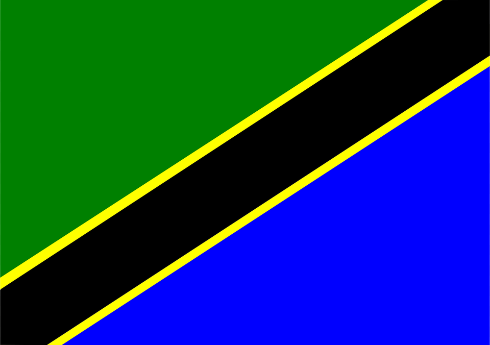 Tanzania Flag Clipart, Green Free Transparent Png