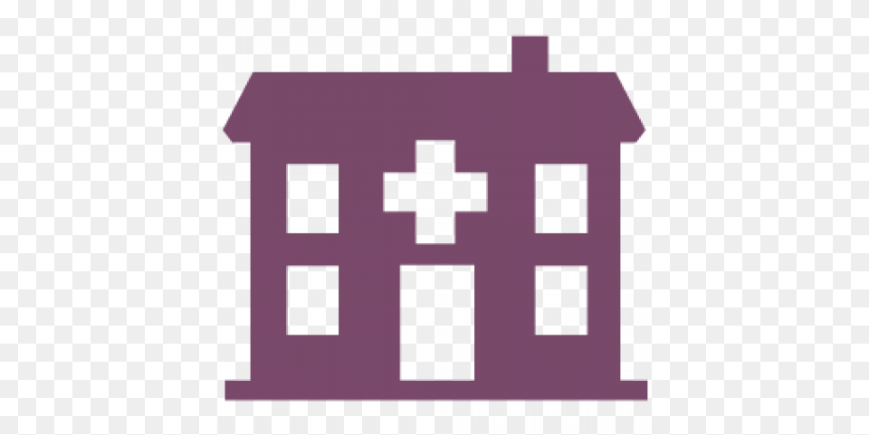 Tanzania Intrahealth Public Health Center Icon, First Aid, Purple, Bus Stop, Outdoors Png Image