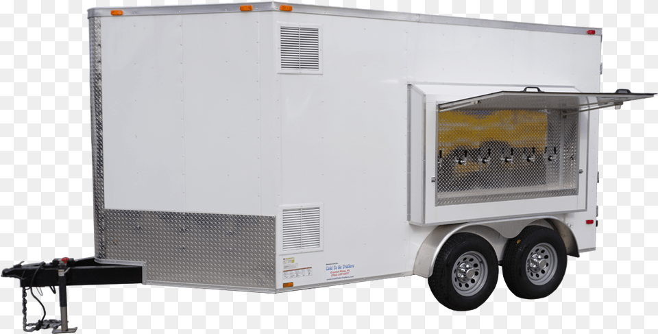 Tap 30 Keg Refrigerated Draft Beer Trailer For Keg Trailer, Moving Van, Transportation, Van, Vehicle Free Transparent Png