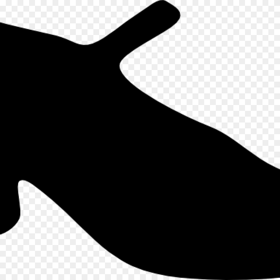Tap Shoes Clip Art Woman Shoe Silhouette, Gray Png Image