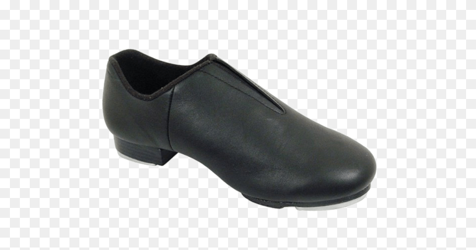 Tap Shoes Transparent Dance Class Black Leather Laceless Split Sole Rhythm, Clothing, Footwear, Shoe, Clogs Png