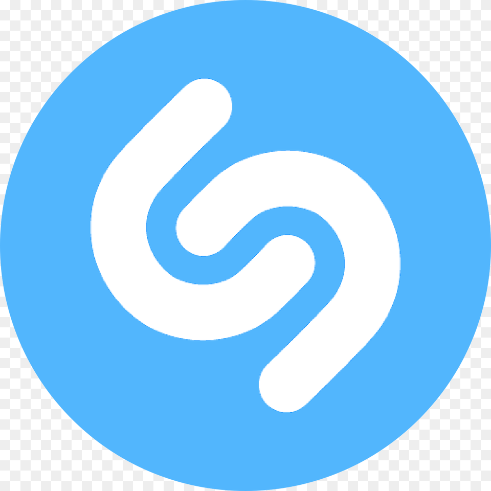 Tap To Shazam Twitter Button, Disk, Symbol, Text Free Png Download