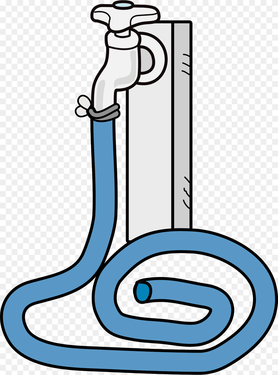 Tap Water Supply With Hose Attached Clipart, Smoke Pipe Free Png Download
