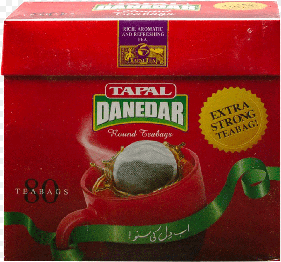 Tapal Danedar 80 Round Tea Bags 200 Gm Tapal Danedar 80 Tea Bag, Box, Powder Png