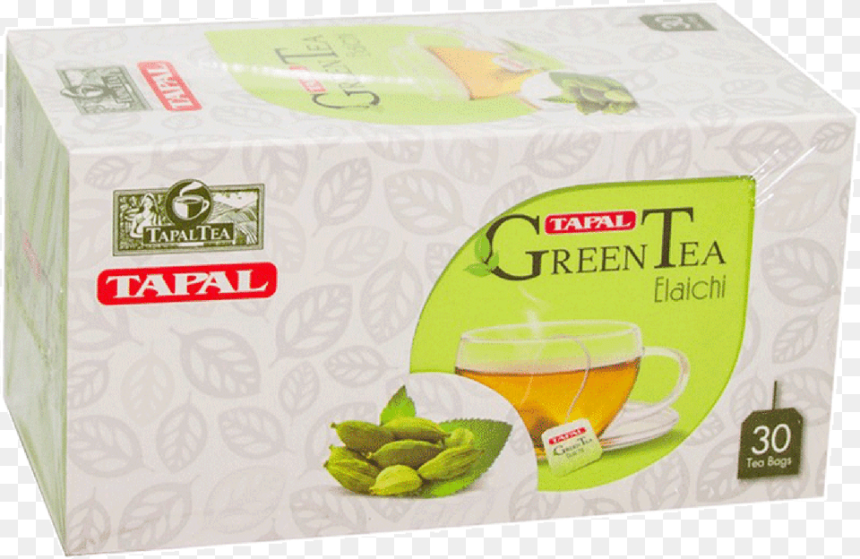 Tapal Green Tea Elaichi 30 Bags 45 Gm Tapal Green Tea Lemon, Cup, Food Free Png