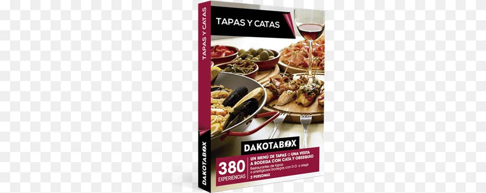 Tapas Y Catas Dakotabox Tentations Gourmandes Coffrets Cadeaux, Advertisement, Poster, Meal, Lunch Png Image
