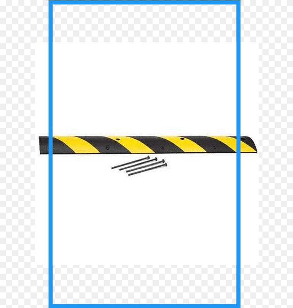 Tapco 1485 Rubber Speed Bump With 4 Spikes, Fence Free Png Download