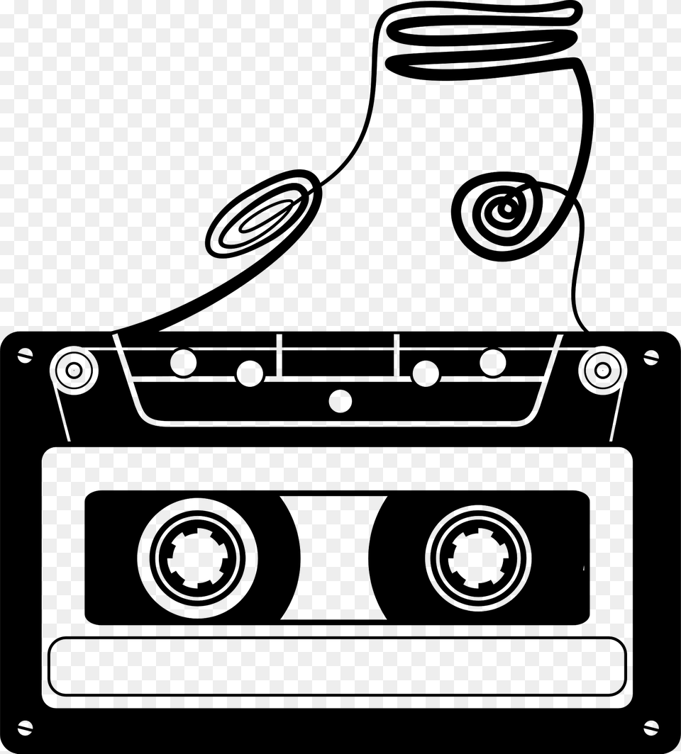 Tape Cassette Clipart, Machine, Wheel, Smoke Pipe, Grass Free Transparent Png