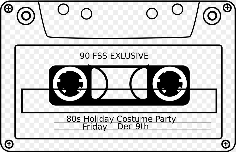 Tape Clipart, Cassette Png Image