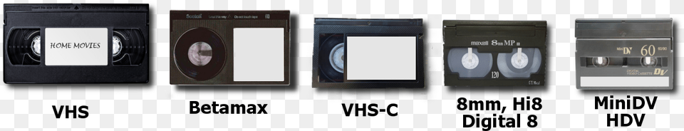 Tape Formats Amr Productions Audio Video Amp Film Transfers, Electronics Free Transparent Png