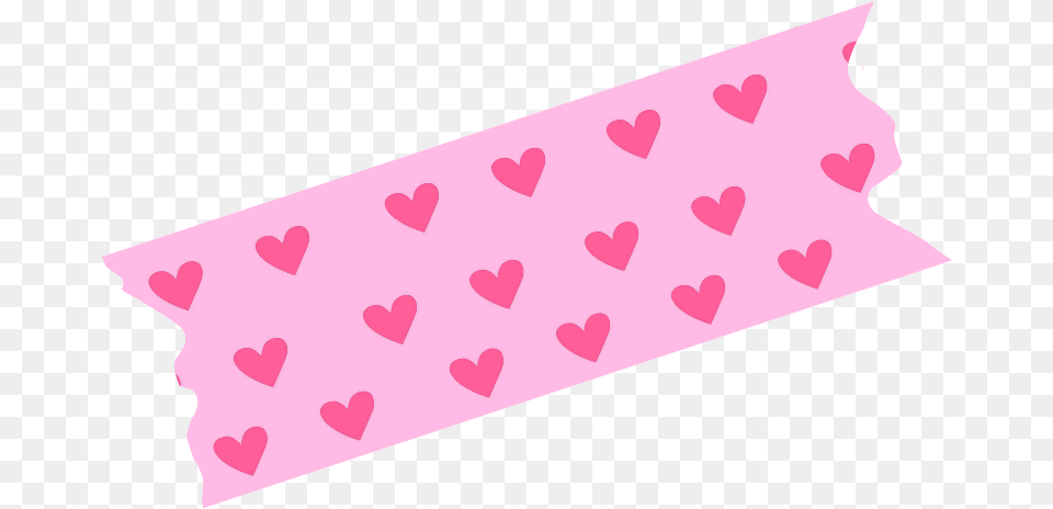 Tape Hearts Pink Crafts Decoration Scrapbooking Scrapbook Tape, Flower, Paper, Petal, Plant Free Transparent Png