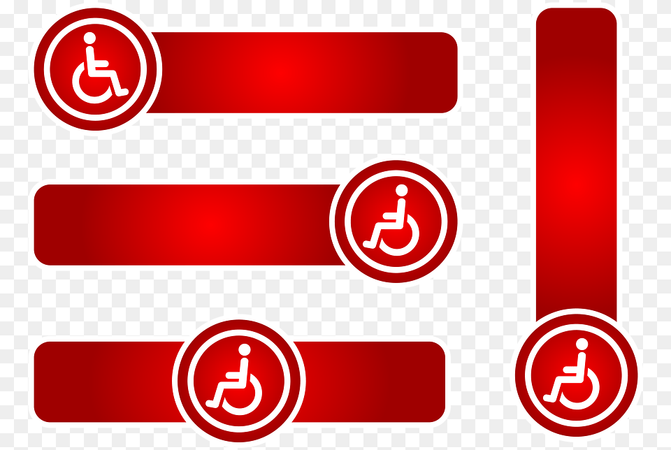 Tape Sign Symbol Disabled Element Gradient Arrow Portable Network Graphics, First Aid, Logo, Text Free Png Download