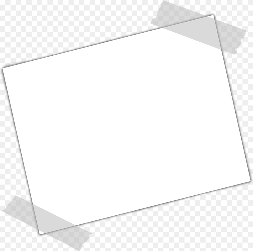 Taped Note Illustration, Electronics, Screen, White Board, Text Free Png Download