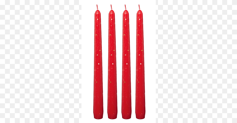 Taper Candle Glitter Red Lidl Us, Candlestick, Dynamite, Weapon Png Image