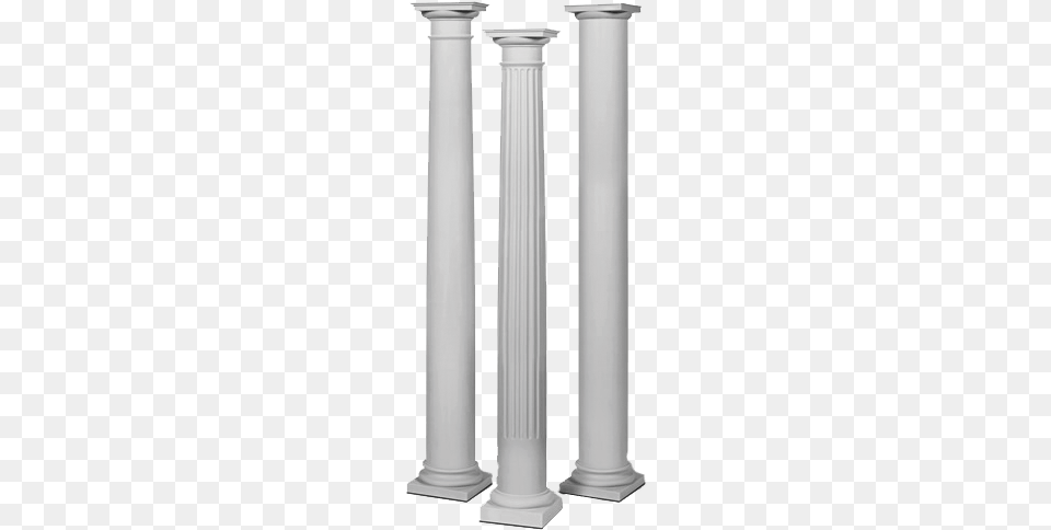 Tapered Fluted Amp Non Tapered Column, Architecture, Pillar, Mailbox Free Png