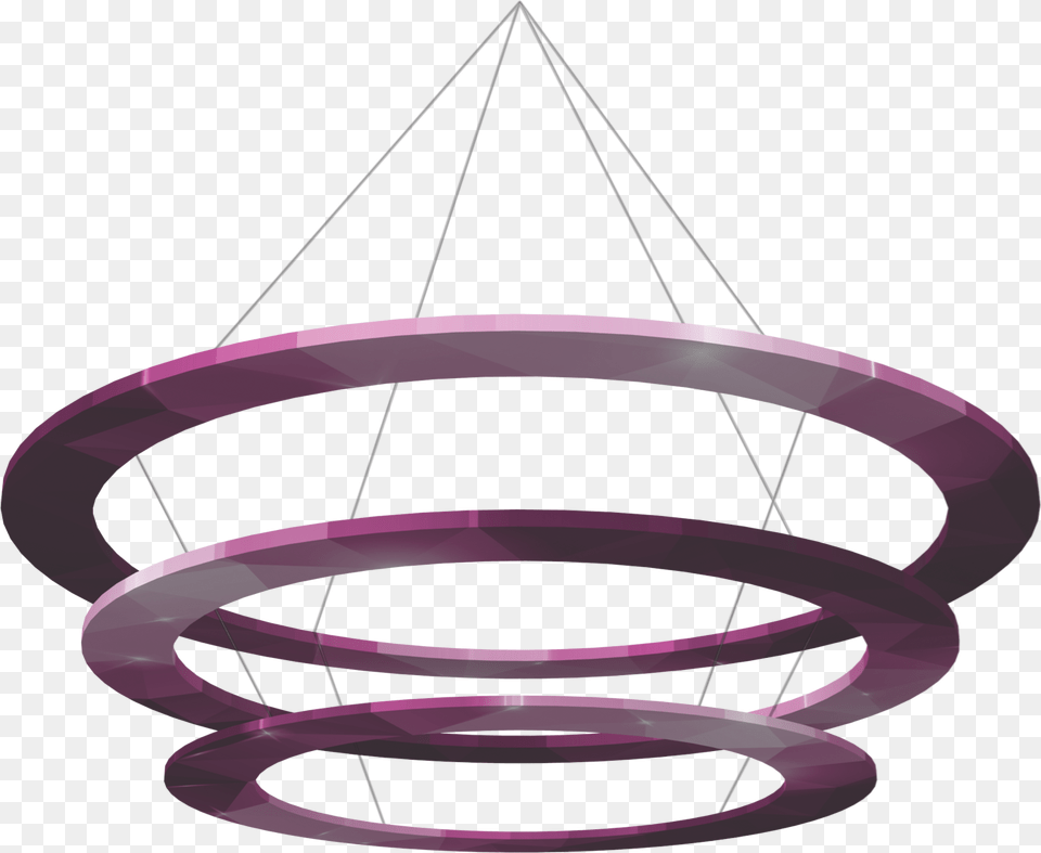 Tapered Ring Hanging Sign, Chandelier, Lamp, Spiral, Coil Free Transparent Png