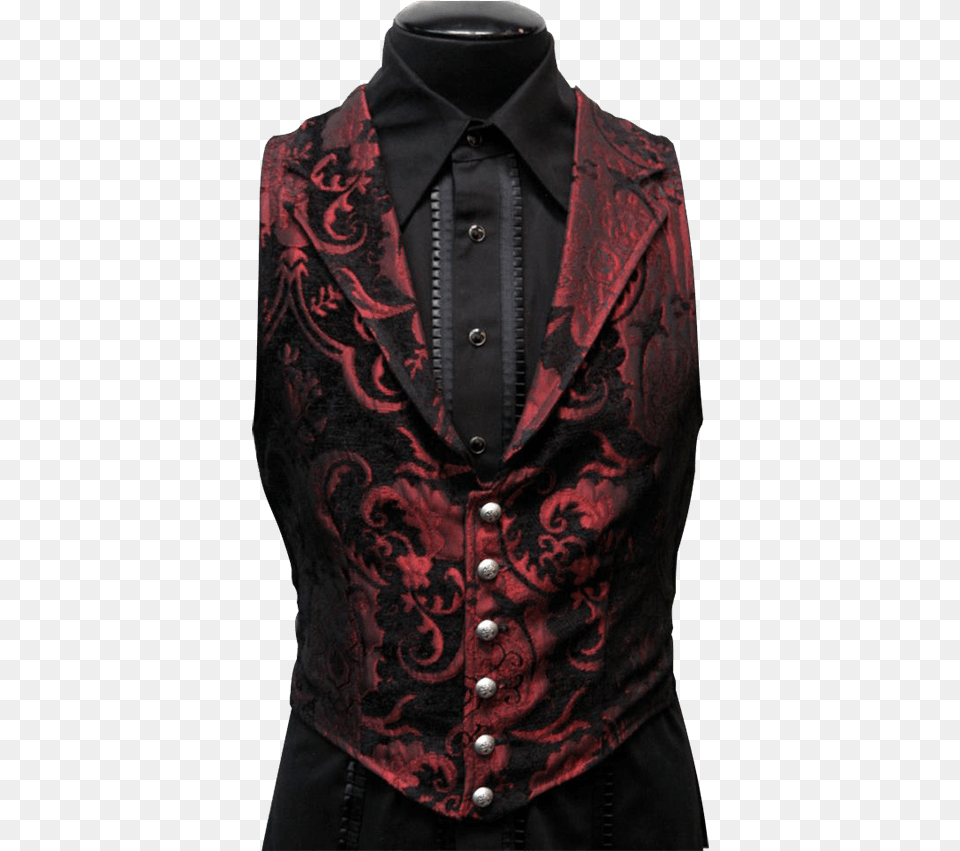 Tapestry Victorian Aristocrat Vest Mens Fashion Vest Victorian, Clothing, Coat Png