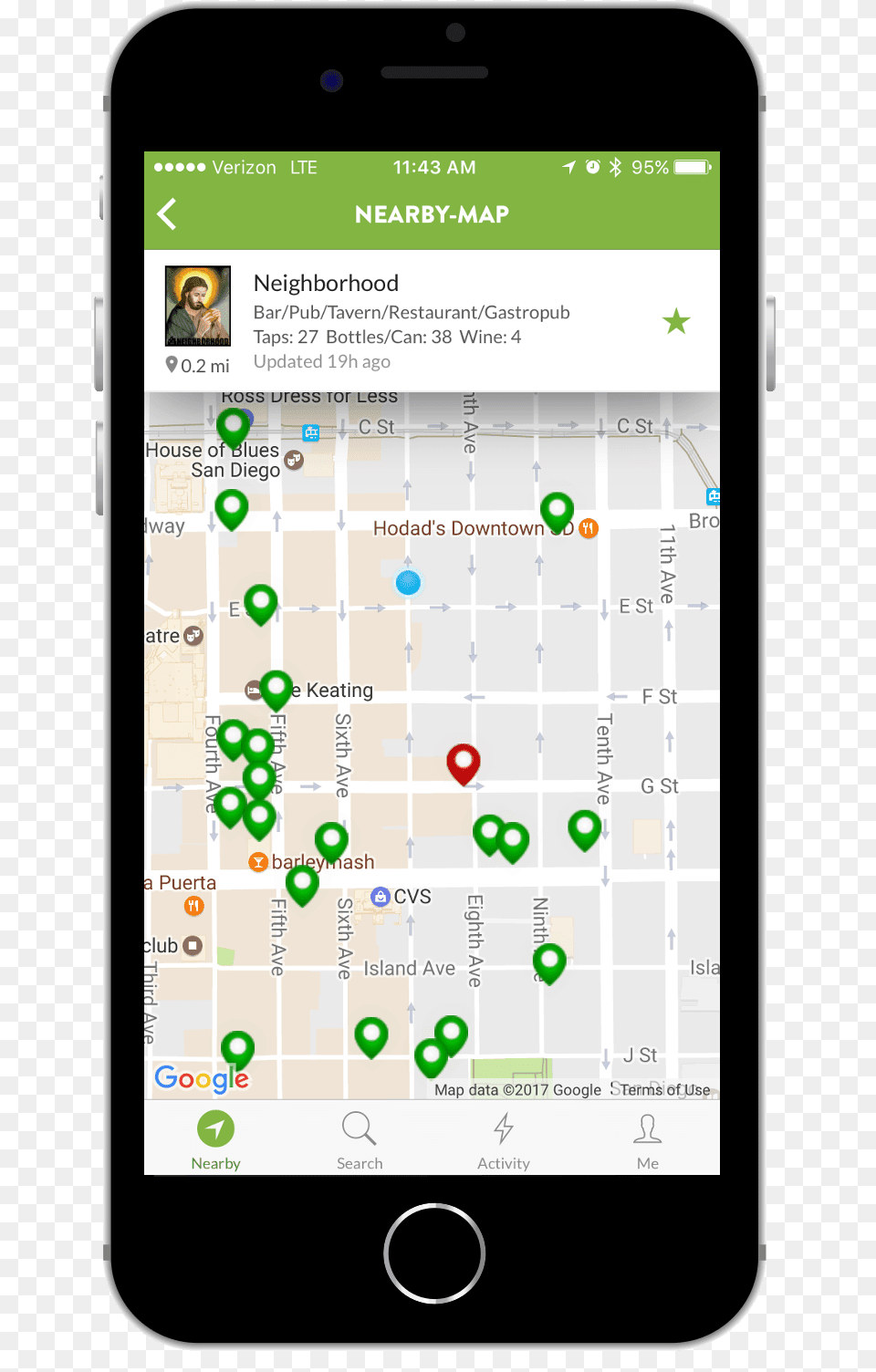 Taphunter App Map Screen Tap Hunter, Electronics, Mobile Phone, Phone, Person Free Png