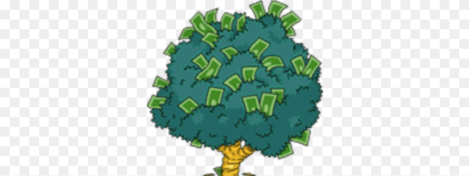 Tapped Out Money Tree Simpsons, Birthday Cake, Plant, Green, Food Free Transparent Png