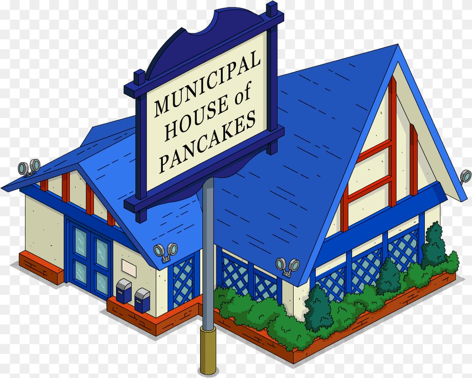 Tapped Out Municipal House Of Pancakes Portable Network Graphics, Architecture, Rural, Outdoors, Neighborhood Free Transparent Png