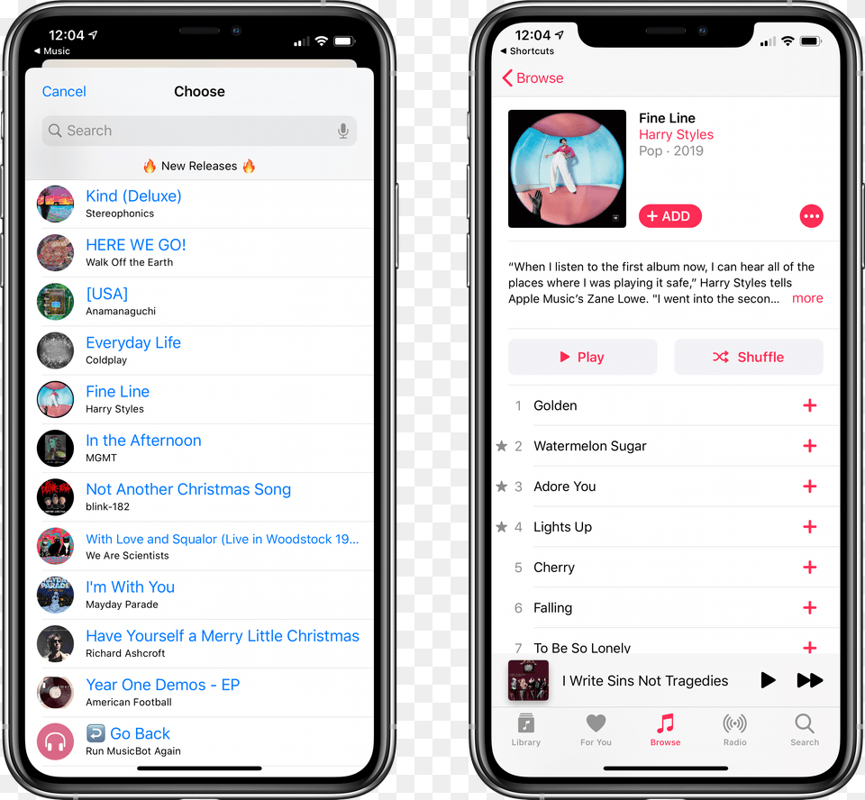 Tapping A New Music Release In Musicbot Opens It In Iphone X Top Charts, Electronics, Mobile Phone, Phone, Person Png