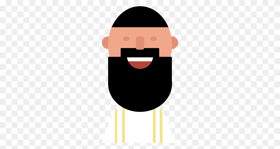 Taqiyah Long Beard Heppy, Face, Head, Person, Ammunition Free Png Download