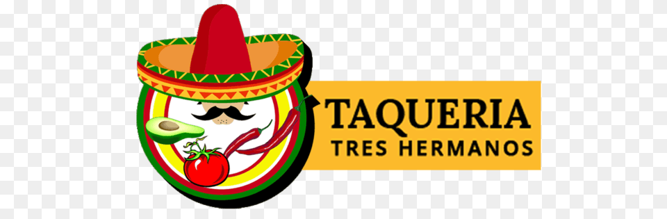 Taqueria Tres Hermanos Mexican Food Citrus Heights Ca, Clothing, Hat, Sombrero, Ketchup Free Transparent Png