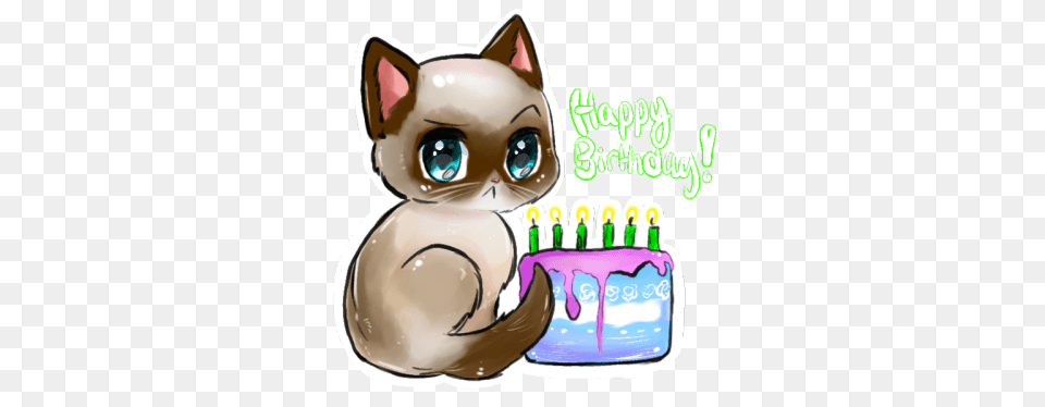 Tardar Sauce The Grumpy Cat Tumblr, Birthday Cake, Cake, Cream, Dessert Free Png Download