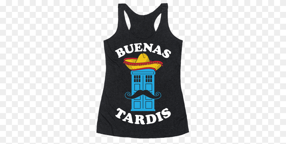 Tardis Racerback Tank Tops Lookhuman, Clothing, Tank Top, Hat Free Transparent Png