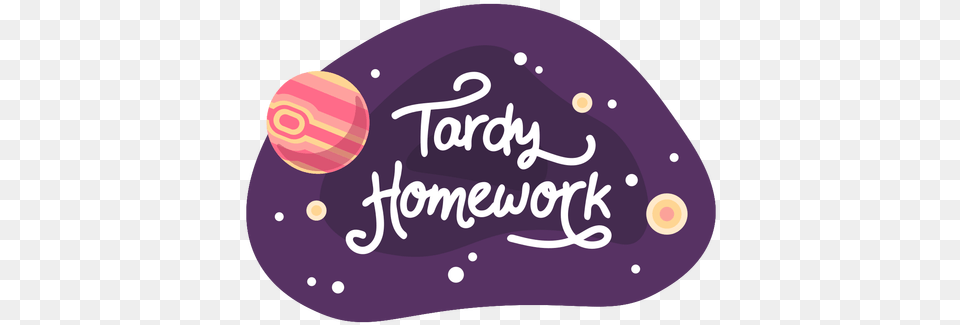 Tardy Homework Space Sticker Icon Transparent U0026 Svg Easter, Disk Free Png