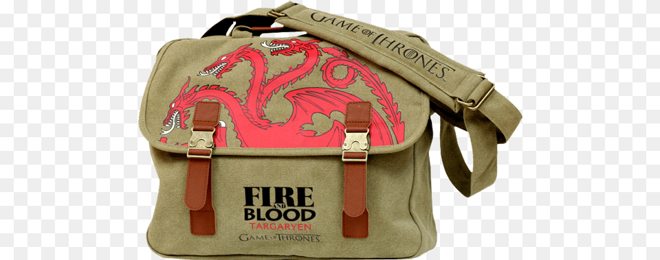 Targaryen Sigil Canvas Messenger Bag Game Of Thrones Canvas Messenger Bag, Accessories, Handbag, Purse, Backpack Free Png Download