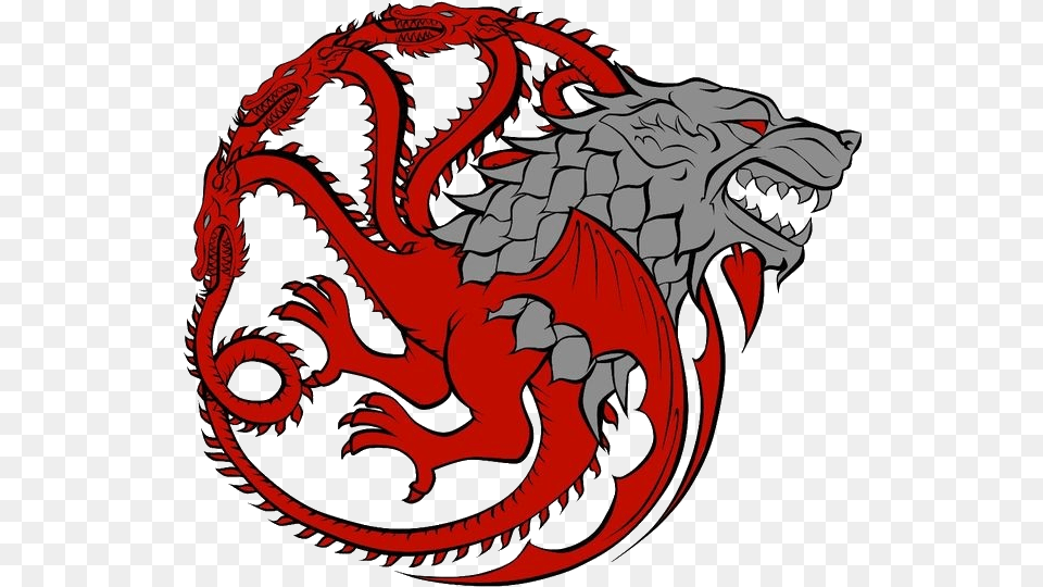 Targaryen Stark Lovefanart Love Fanart Chibikawaii Game Logo Targaryen, Dragon Png Image