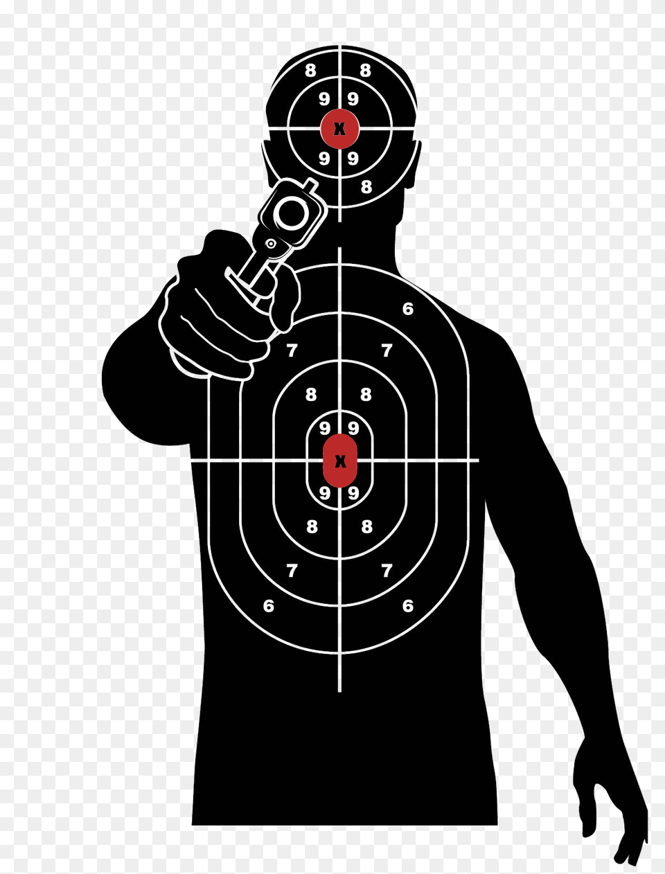Target, Gun, Shooting, Weapon, Adult Png Image