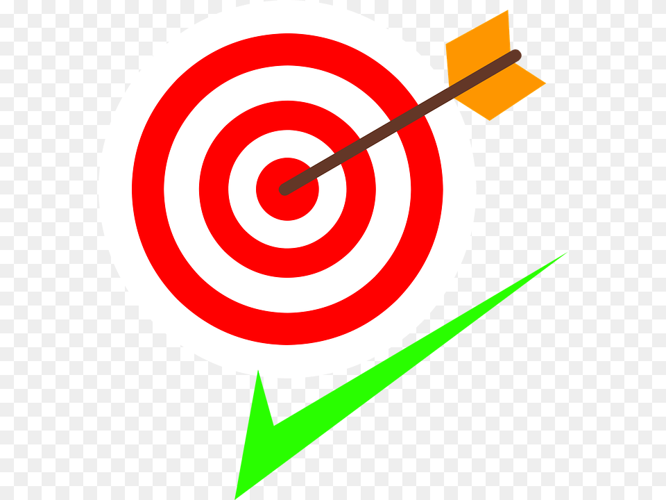 Target Arrow Achieve Sticker Hit Board Aiming Obvious Clipart, Game, Darts Png Image