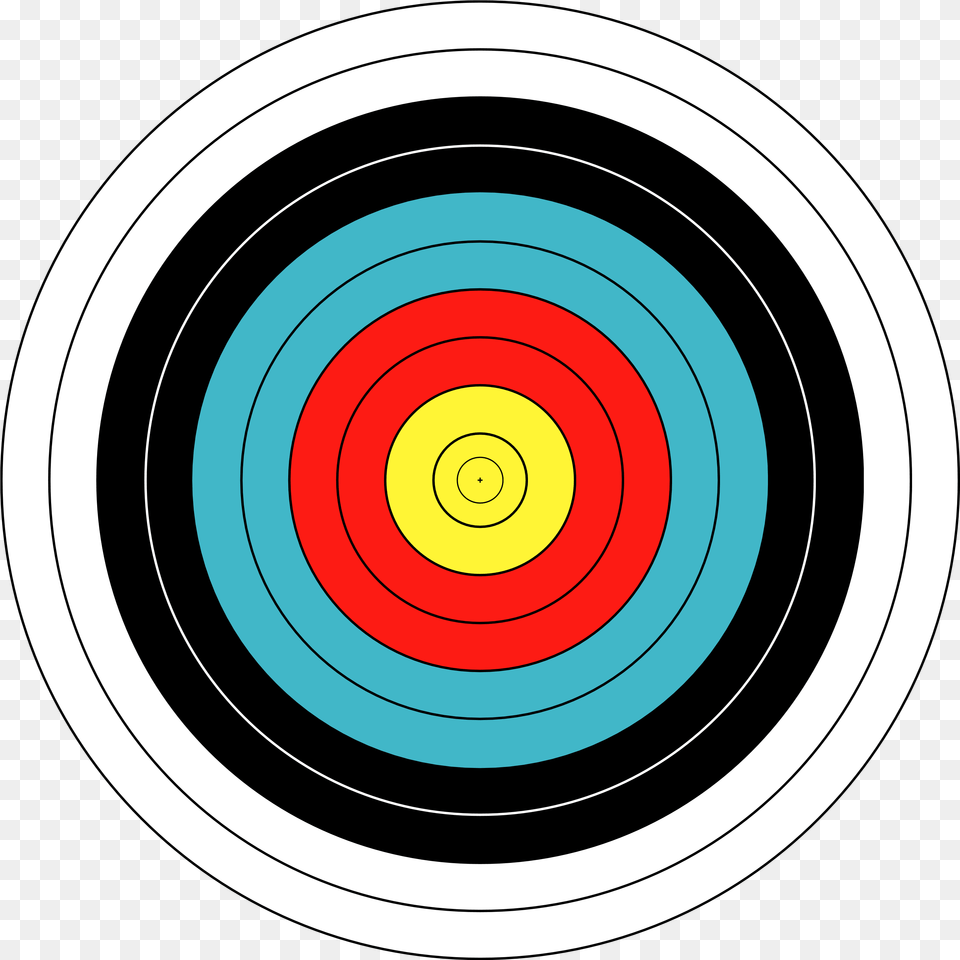 Target Bullseye Archery Target, Bow, Sport, Weapon, Disk Free Transparent Png