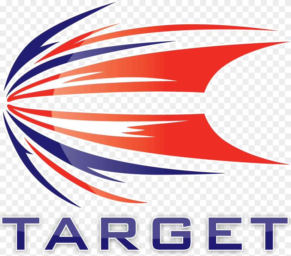 Target Logo Vertical Blue Target Vision Dart Flights 100 Micron Std Flame, Emblem, Symbol, Animal, Fish Free Png