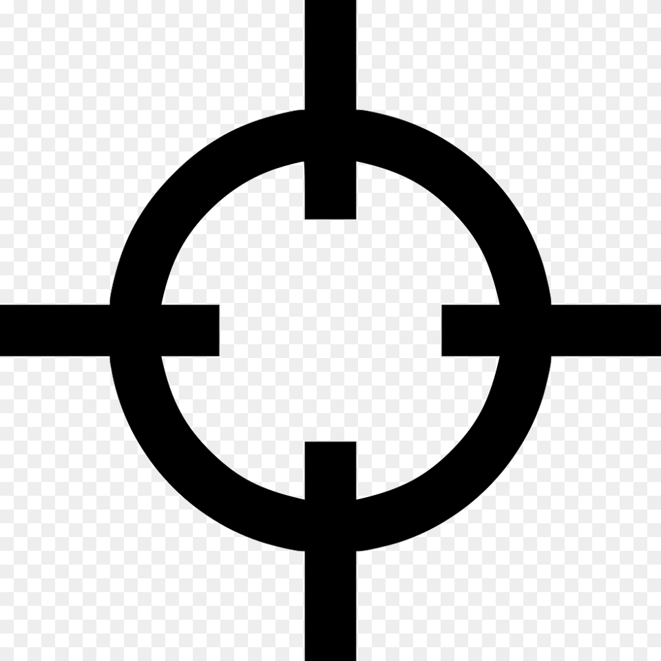 Target Objetive Crosshair Headhunter Comments Camera Focus Icon, Cross, Symbol Png Image