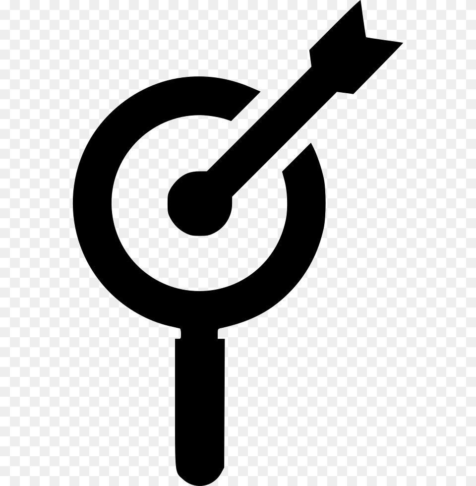 Target Search Find Marketing Market Arrow Magnifier Target Magnifying Glass Icon, Key, Appliance, Blow Dryer, Device Free Transparent Png