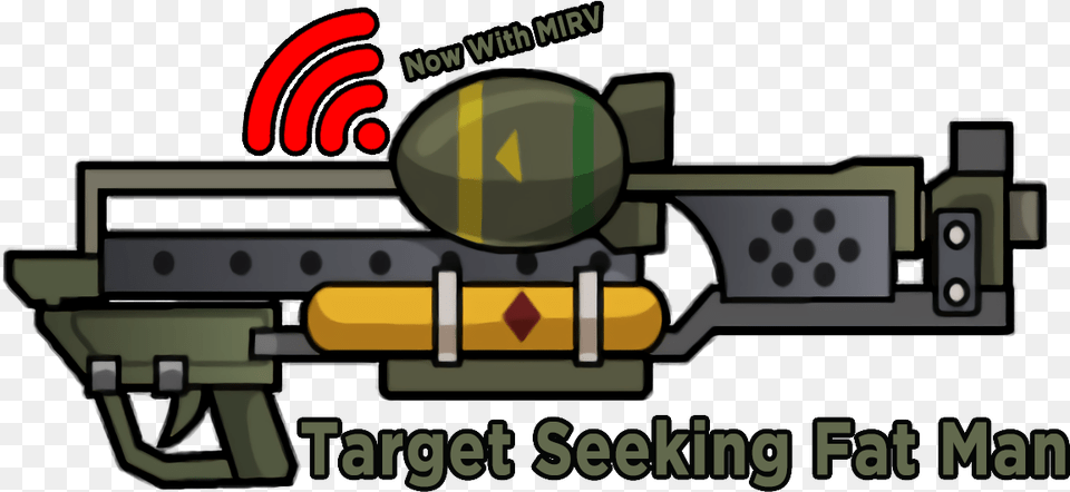 Target Seeking Fat Man Fo4 Fatman Fallout Vector, Firearm, Gun, Rifle, Weapon Free Png