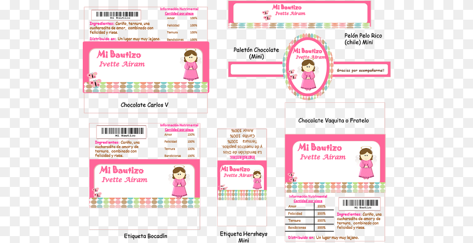 Tarjetas Bautismos Baby Shower Comunin Invitaciones, Text, Person, Face, Head Png Image