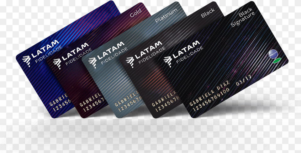 Tarjetas De Socios Cartoes Latam Airlines Group, Text, Credit Card, Business Card, Paper Png Image