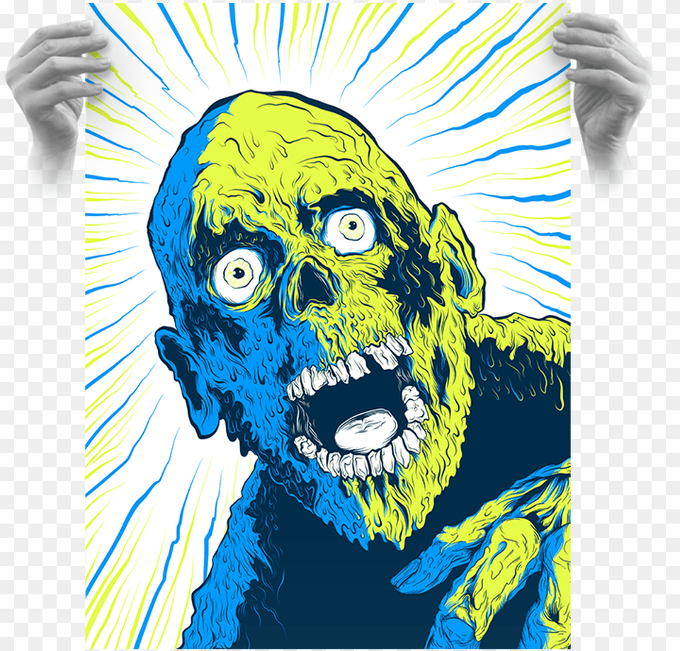 Tarman Hypno Brains Glowbug Tar Man Print, Art, Baby, Person, Drawing Free Png