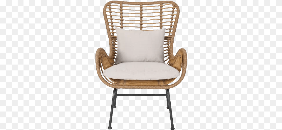 Tarnowski Wicker Patio Chair With Cushions Light Brown Beige Set Of 2 Light Wicker Patio Furniture, Cushion, Home Decor, Pillow, Armchair Png Image