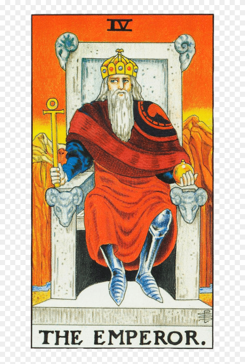Tarot Card The Emperor, Adult, Person, Man, Male Free Transparent Png