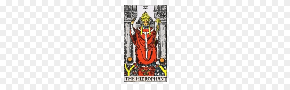Tarot Card The Hierophant, Church, Altar, Architecture, Prayer Free Png Download