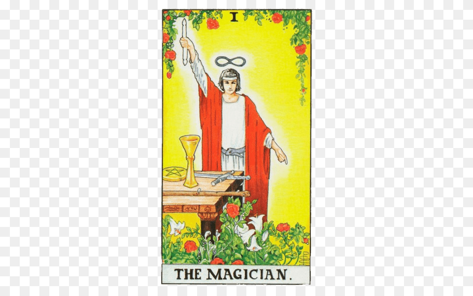 Tarot Card The Magician, Art, Painting, Person, Publication Png