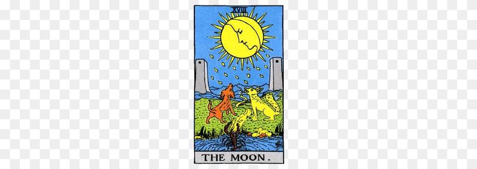 Tarot Card The Moon, Book, Comics, Publication Png