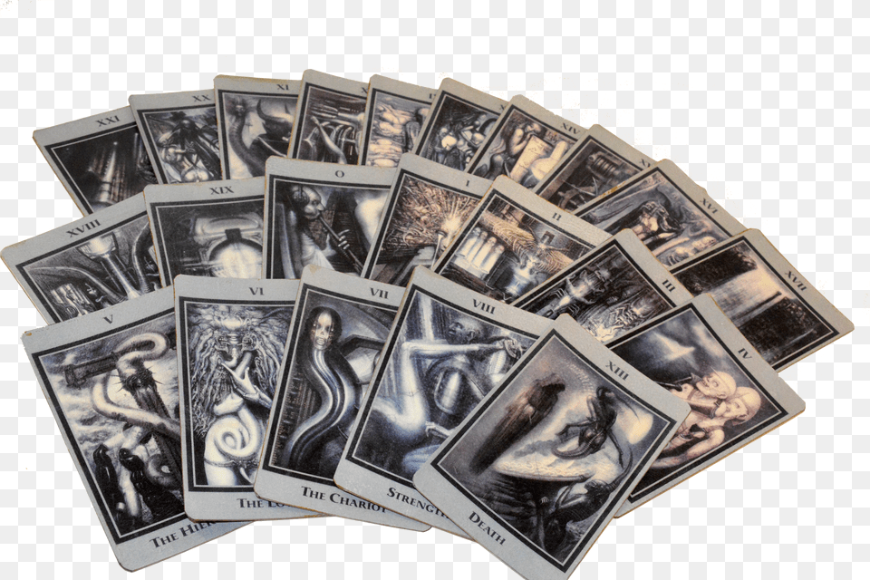 Tarot Cards Giger Visual Arts Free Png Download